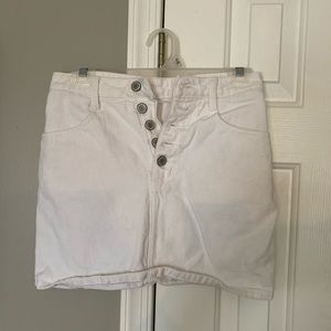White jean skirt - Pac Sun